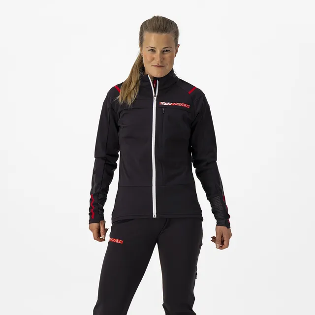 Swix Triac Neo shell Jakke Dame L Toppserie teknisk langrennsjakke Black 