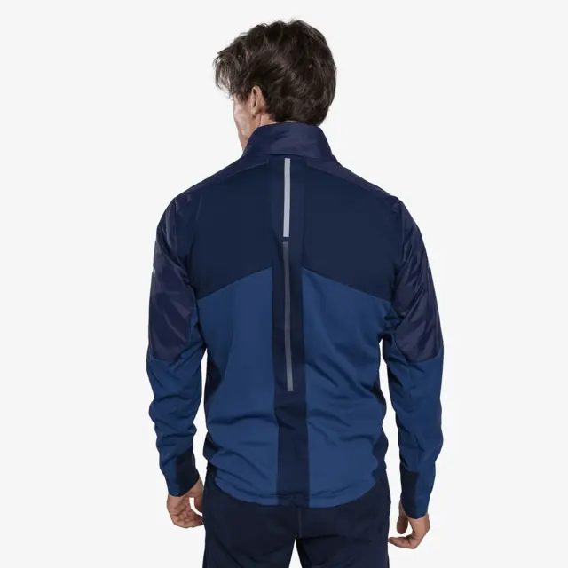 Swix Herre Jakke Dynamic Hybrid Ins L Varm langrennsjakke Lake Blue/Dark Navy 