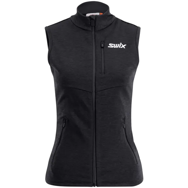 Swix Dame Dynamic Mid Vest L God og varm vest - Black 