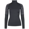 Johaug Dame Elevate Wool Half Zip L TBLCK