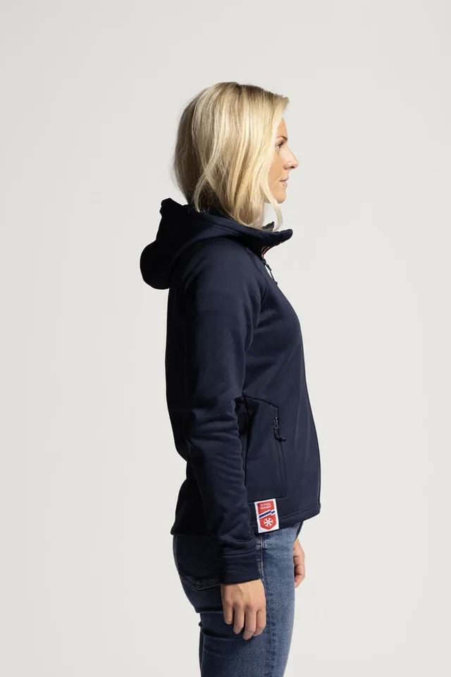 Craft Dame Fleece Nor Explore Power L Funskjonell fleecejakke - Blaze 