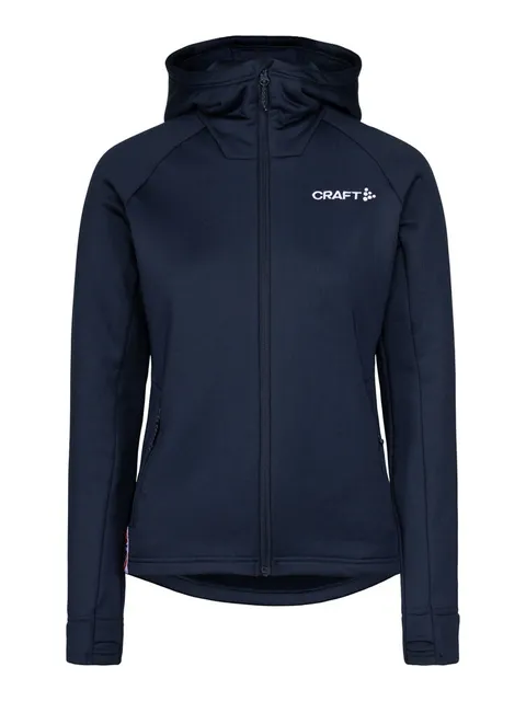 Craft Dame Fleece Nor Explore Power Funskjonell fleecejakke - Blaze