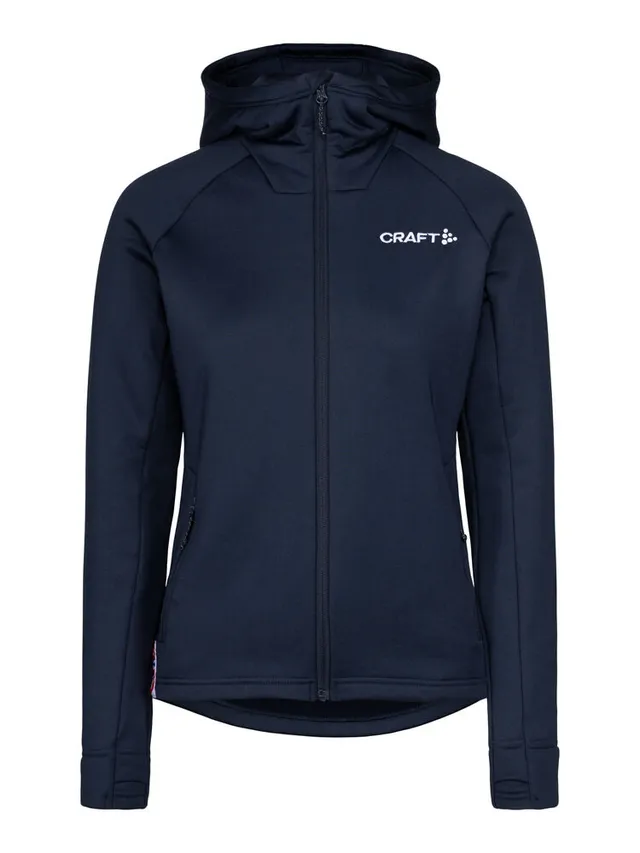 Craft Dame Fleece Nor Explore Power L Funskjonell fleecejakke - Blaze 