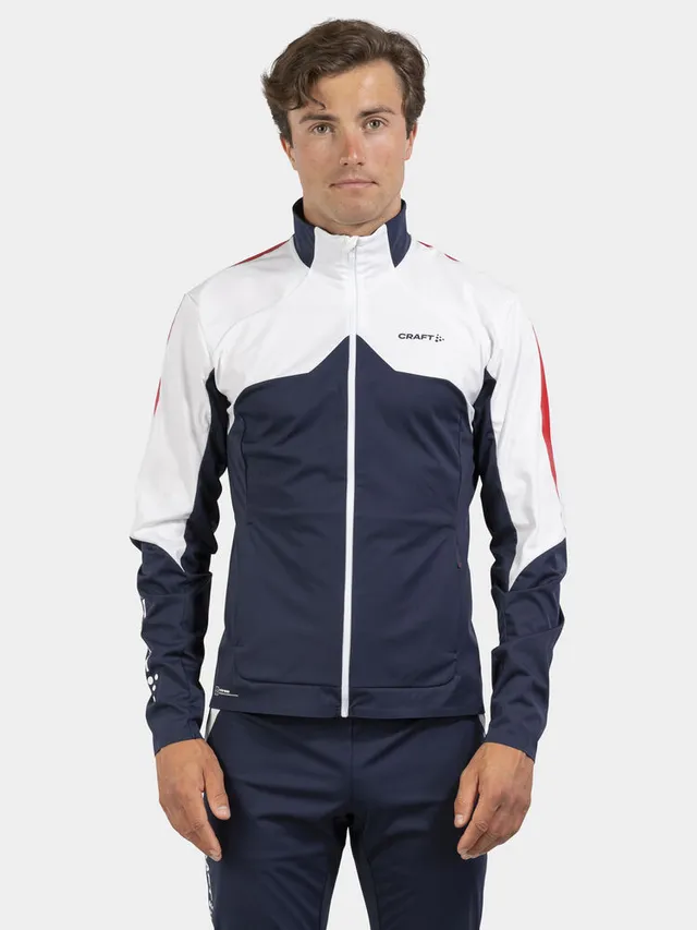 Craft M Jakke Nor Pro Nordic Race 2 S Skijakke til den aktive - Blaze/white 