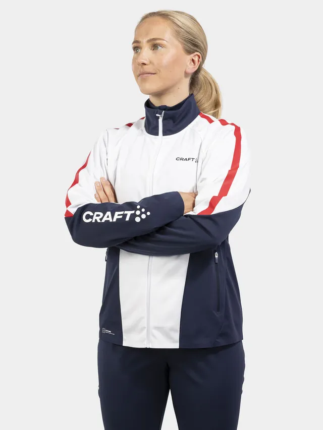 Craft W Jakke Nor Pro Nordic Race 2 S Skijakke til høy intensitet - Blaze/wht 