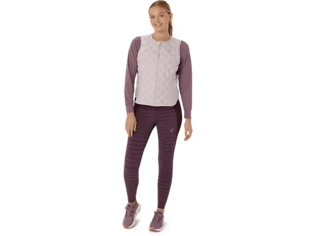 Asics W Nagino Run Padded Vest L Perfekt beskyttelse mot vær og vind-WaRo 