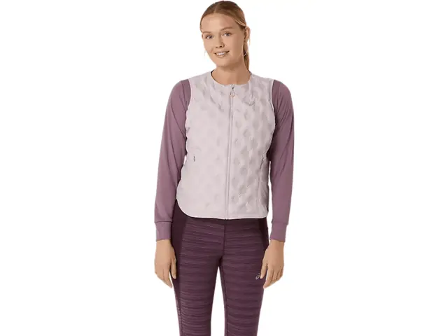 Asics W Nagino Run Padded Vest L Perfekt beskyttelse mot vær og vind-WaRo 