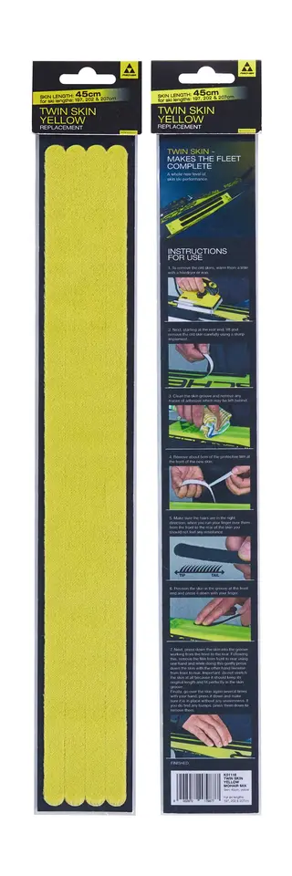 Fischer Twin Skin Yellow Mohair Mix L&#248;s fell til Fischer Twin Skin