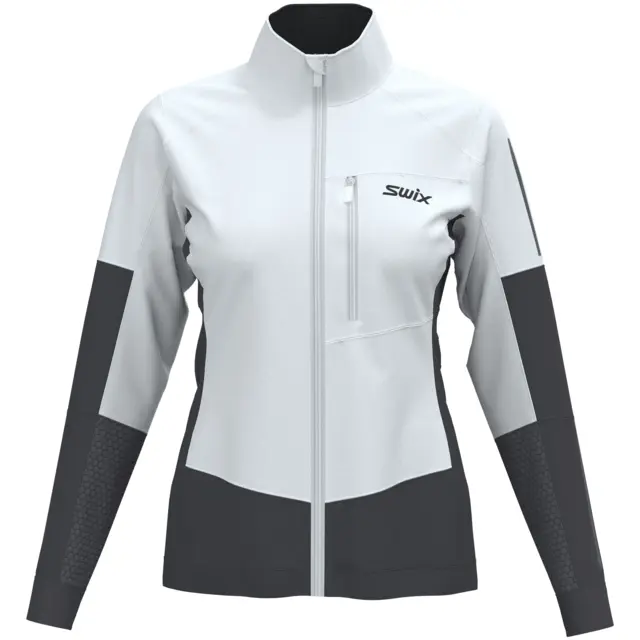 Swix Dame Jakke Nordic XC M Skijakke i softshell -Bright White/Black 