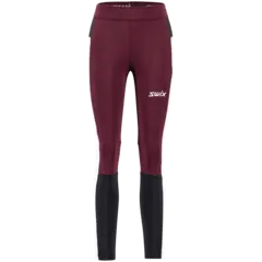 Swix Dame Tights Motion Premium M Tights med optimal passform D.aubergine