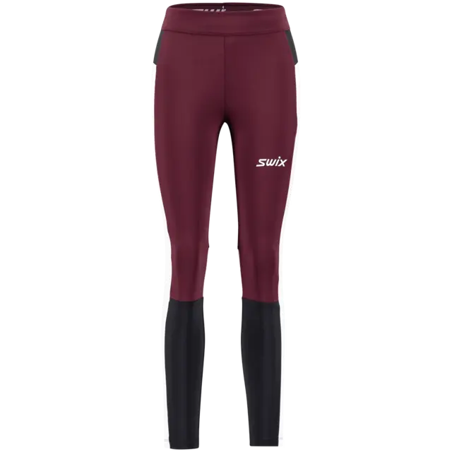 Swix Dame Tights Motion Premium M Tights med optimal passform D.aubergine 