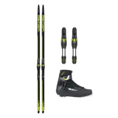 Fischer Twin Skin Pro Felleskipakke Komplett skipakke til tur/trening