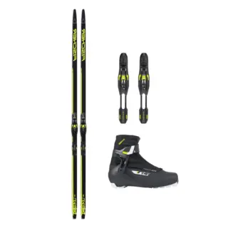 Fischer Twin Skin Pro Felleskipakke Komplett skipakke til tur/trening