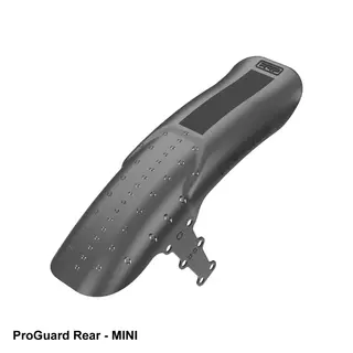 RRP ProGuard Rear MINI Bakskjerm Sort Beskytt sykkelen din mot gj&#248;rme og sprut
