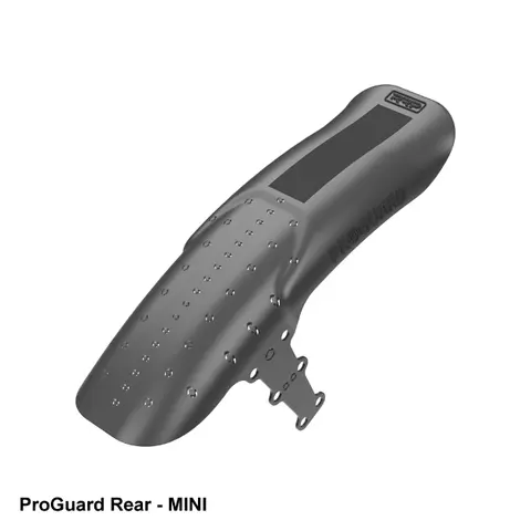 RRP ProGuard Rear MINI Bakskjerm Sort Beskytt sykkelen din mot gjørme og sprut 
