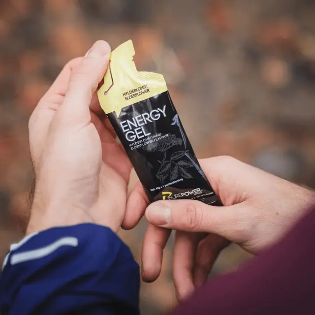 Purepower Energy Gel Elderflower Energigel til trening og konkurranse 40g 