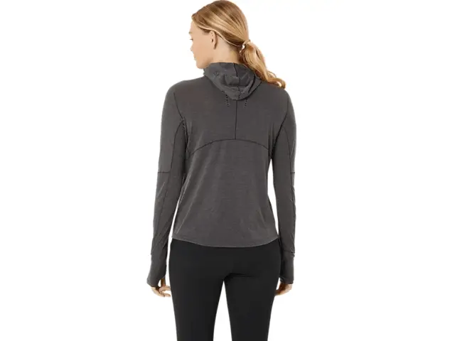 Asics W Metarun LS Trøye XS Perfekt på kalde og sure dager-BLACK 