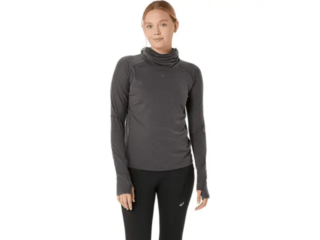 Asics W Metarun LS Trøye S Perfekt på kalde og sure dager-BLACK 