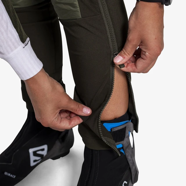 Swix Dame Bukse Horizon XS Teknisk og varm skibukse Olive/Darkolive 