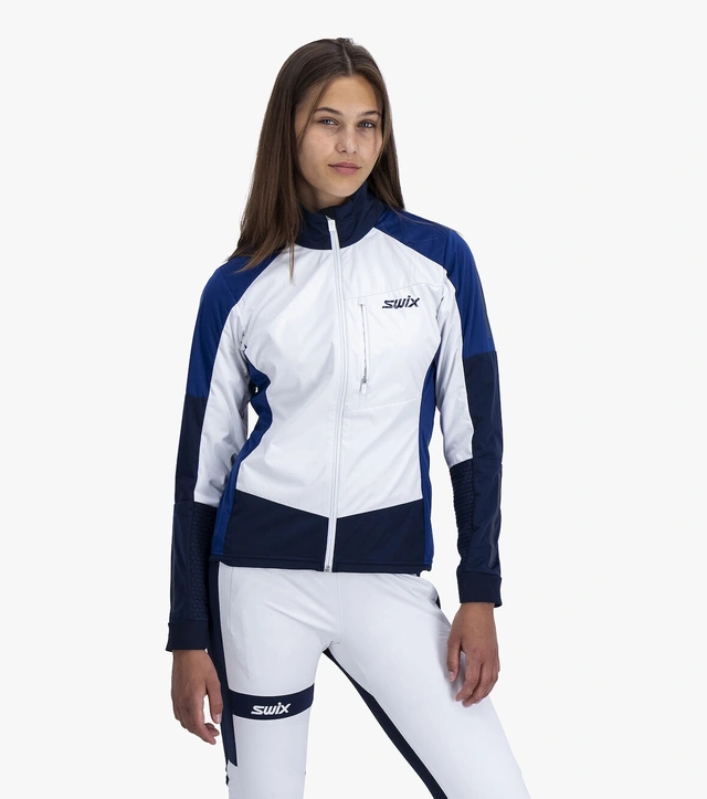 Swix Dame Dynamic Jakke M Skijakke i softshell - Bright White 