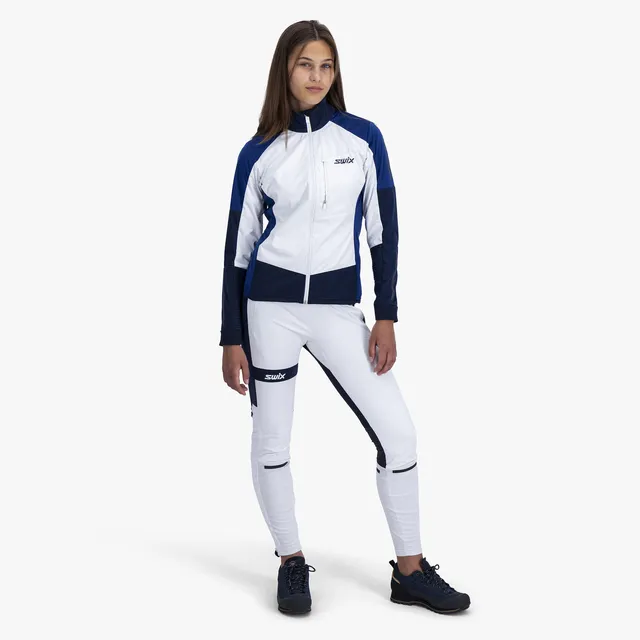 Swix Dame Dynamic Jakke M Skijakke i softshell - Bright White 