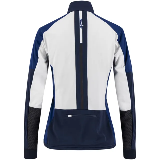 Swix Dame Dynamic Jakke M Skijakke i softshell - Bright White 