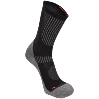 D&#230;hlie Sokker Active Wool Skisokker med 70% merionoull - Black