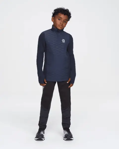 Dæhlie Jr Genser Half Zip Comfy 2.0 Perfekt før og etter trening - Navy