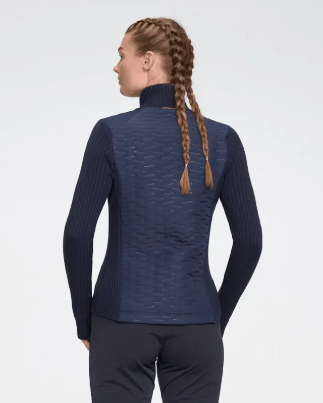 Dæhlie Dame Jakke Full Zip Comfy M Perfekt før og etter trening - Navy 