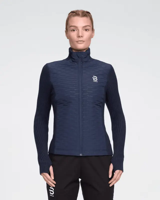 Dæhlie Dame Jakke Full Zip Comfy M Perfekt før og etter trening - Navy 