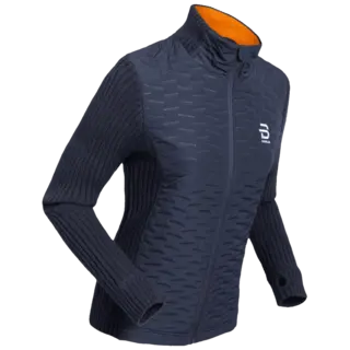 D&#230;hlie Dame Jakke Full Zip Comfy Perfekt f&#248;r og etter trening - Navy