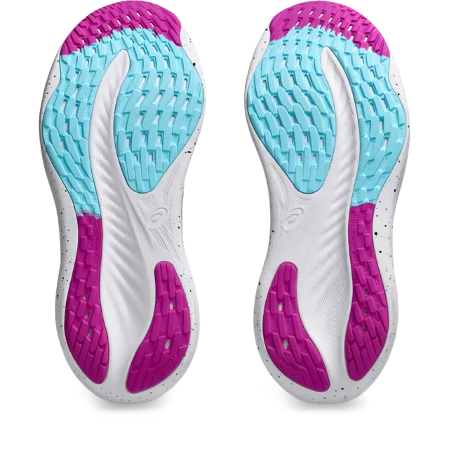 Asics Dame Gel Nimbus 26 42 Mengdesko med god løpsfølelse, Wh/SoSe 