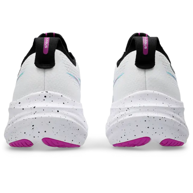 Asics Dame Gel Nimbus 26 42 Mengdesko med god løpsfølelse, Wh/SoSe 