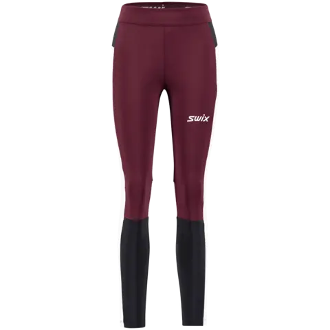 Swix Dame Tights Motion Premium Tights med optimal passform D.aubergine