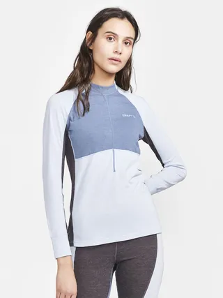 Craft Dame Core Wool Mix Set Baselayer-Sett Sulfur/Flow