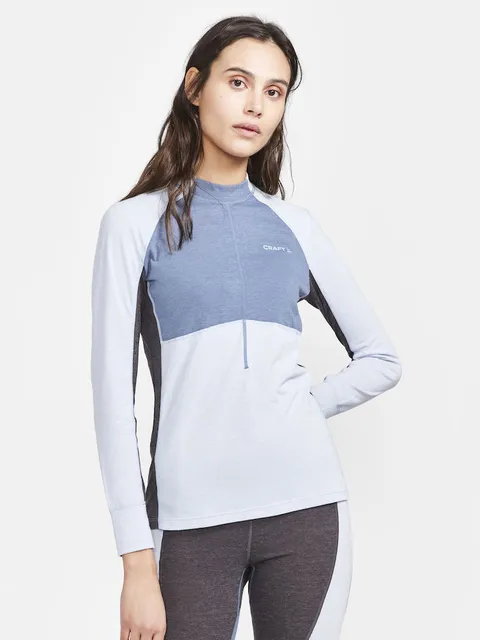 Craft Dame Core Wool Mix Set Baselayer-Sett Sulfur/Flow