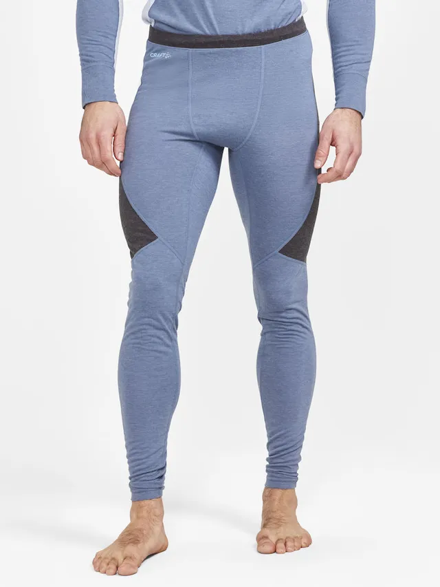 Craft Herre Core Wool Mix Set XL Baselayer-Sett, Flow/Granite 