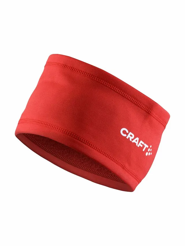 Craft Pannebånd Nor Zone OS Lett og elastisk pannebånd-BrightRed 