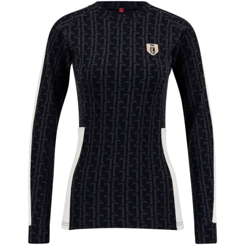 Swix Dame Trøye LS Legacy Merino Elegant ulltrøye i merinoull - Black