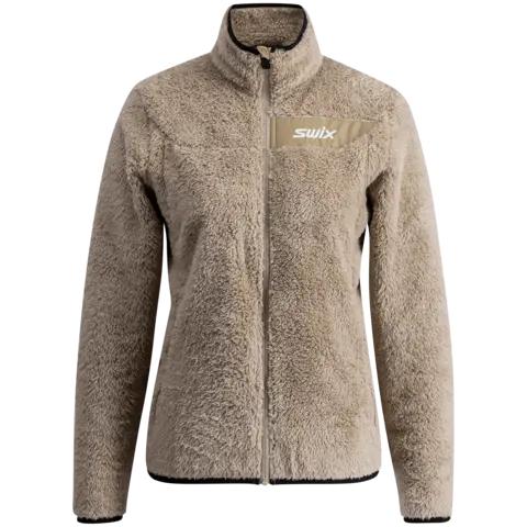 Swix Dame Jakke Infinity Pile Lett, varm og b&#230;rekraftig jakke- Dune