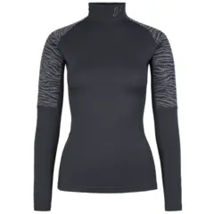 Johaug Dame Elevate Wool Half Zip TBLCK