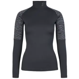 Johaug Dame Elevate Wool Half Zip TBLCK