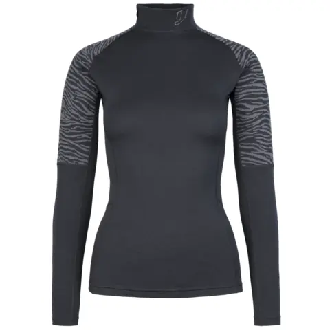 Johaug Dame Elevate Wool Half Zip TBLCK