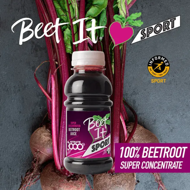 Beet It Sport Nitrate 3000 Konsentrat Høykonsentrert naturlirødbetjuice 3000mg 