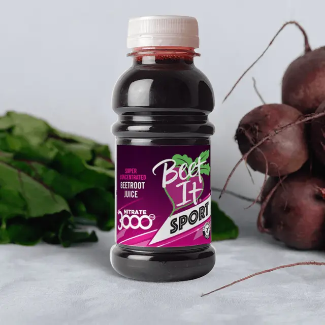 Beet It Sport Nitrate 3000 Konsentrat Høykonsentrert naturlirødbetjuice 3000mg 