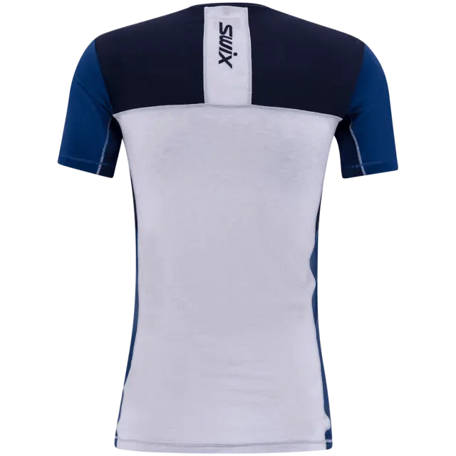 Swix Herre T-shirt Motion Tech Wool XL Multisport trøye med ull Silver 
