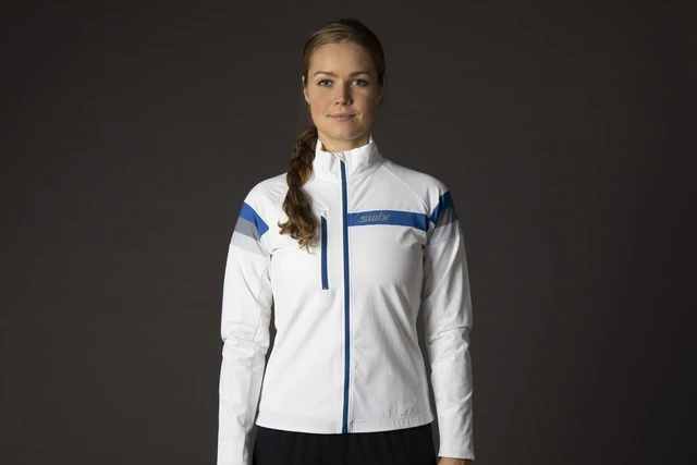 Swix Focus Jakke Dame XL Topp lettvekt softshell jakkke BrightWhi 