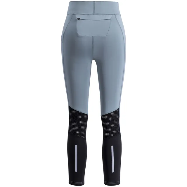 Swix Dame Tights Pace H.Waist Cropped L Cropped tights med høy midje Dark Fog 