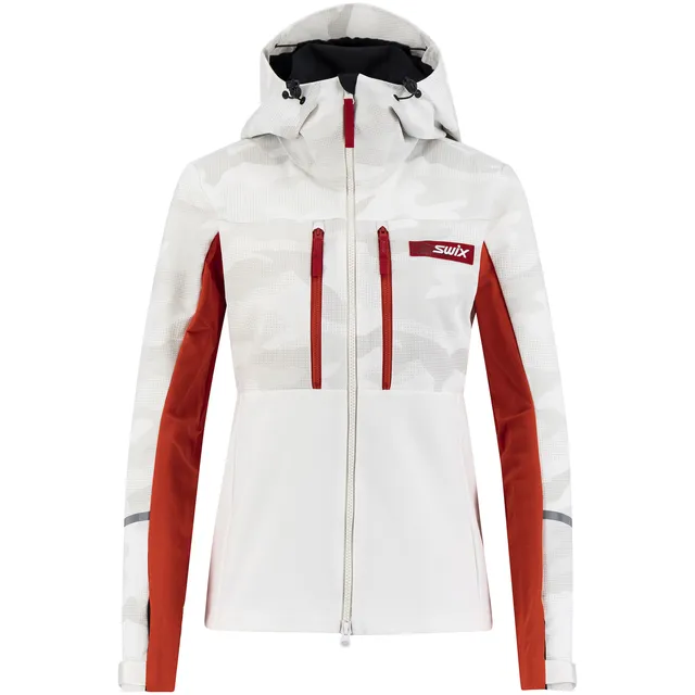 Swix Dame Surmount Softshield Jakke M Vind og vannavvisende jakke Bright White 