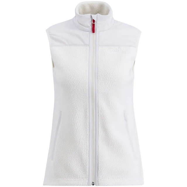 Swix Dame Vest Blizzard Midlayer L Mellomlagsvest Snow white 